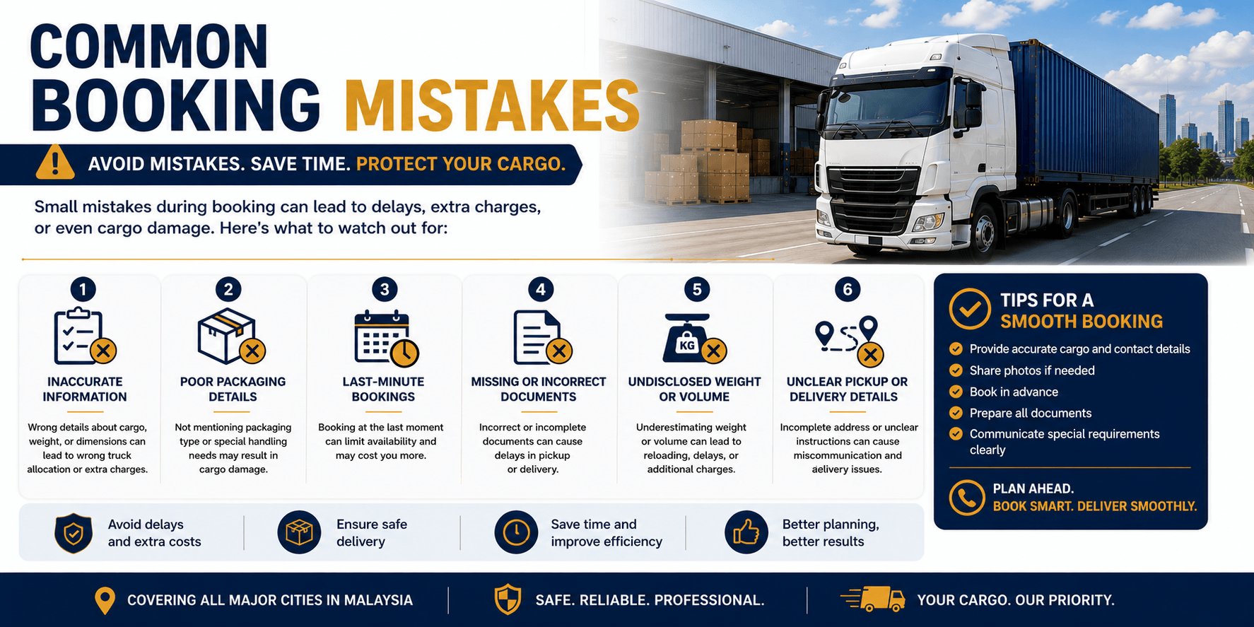 Common Freight Booking Mistakes